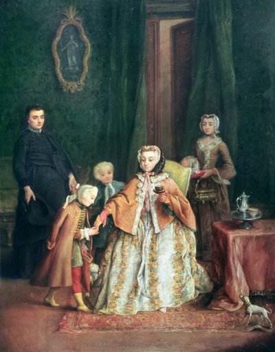 Csók a kezet alkotó: Pietro Longhi