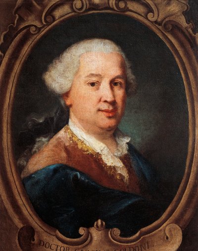Carlo Goldoni portréja (Velence alkotó: Pietro Longhi