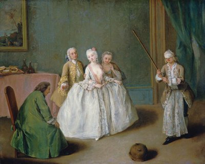A játék a főzőedényben alkotó: Pietro Longhi