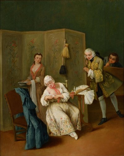Az indiszkrét úriember alkotó: Pietro Longhi
