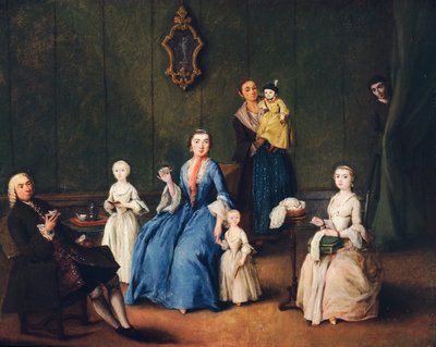 Velencei család, Pietro Longhi (1701-1785) alkotó: Pietro Longhi