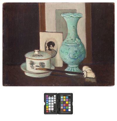 Csendélet pipával, 1926-28 alkotó: Pietro Marussig