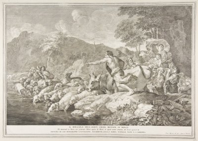 A keserű víz csodája édeské tette az Il Miracolo delle Acque Bare Mutate-et Dol ...-ban, 1743-63. alkotó: Pietro Monaco