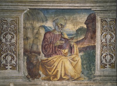 Szent Márk (freskó alkotó: Pietro Perugino