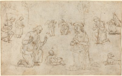A Pásztorok imádata alkotó: Pietro Perugino