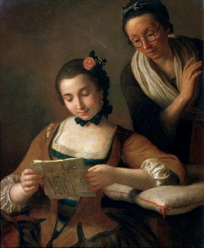 „Olvasás”, 1727-1760 alkotó: Pietro Antonio Rotari