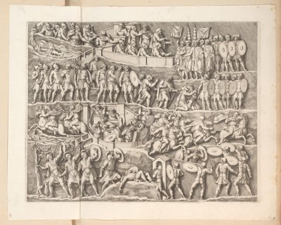 Domborművek Septimius Severus ívén Rómában alkotó: Pietro Sante Bartoli