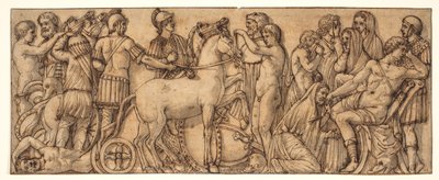 Friz egy római szarkofágból(?) alkotó: Pietro da Cortona