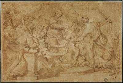 Salamon ítélete alkotó: Pietro da Cortona