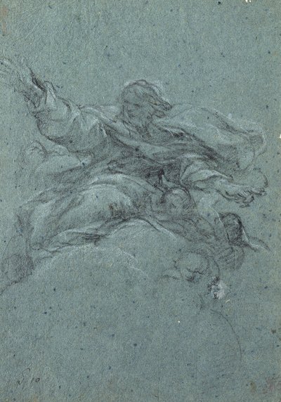 Az Atyaisten tanulmányozása alkotó: Pietro da Cortona