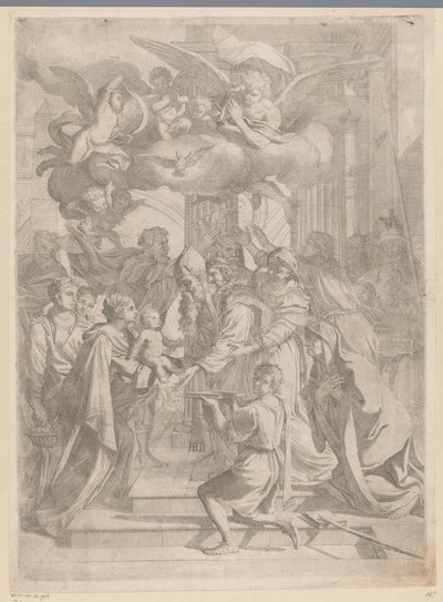 Krisztus bemutatása a templomban alkotó: Pietro del Po (attributed to)
