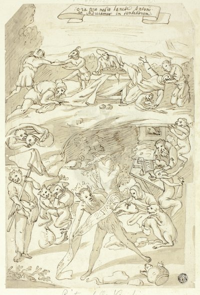 Szent Antal megkísértése alkotó: Pietro della Vecchia