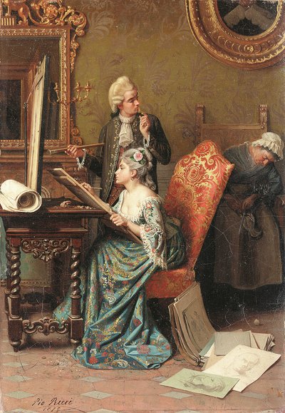A festészet lecke alkotó: Pio Ricci