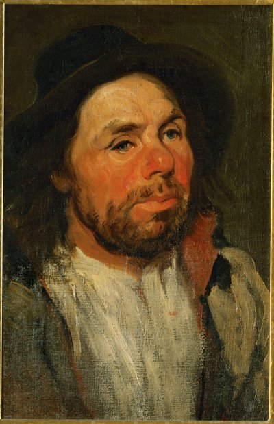 Farmer kalapos (olaj, vászon) alkotó: Piotr Michalowski