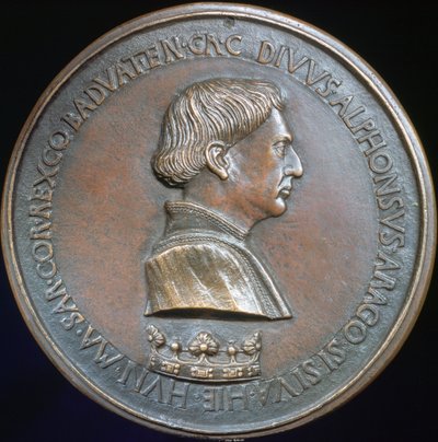Aragóniai V. Alphonse, c1415-1455 alkotó: Antonio Pisanello