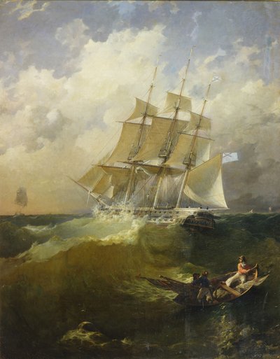 44 ágyús Aurora fregatt, 1844 alkotó: Platon Timofeyevich Borispolets