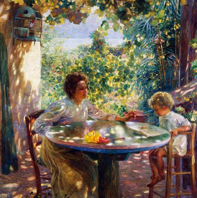 Korai olvasás alkotó: Plinio Nomellini