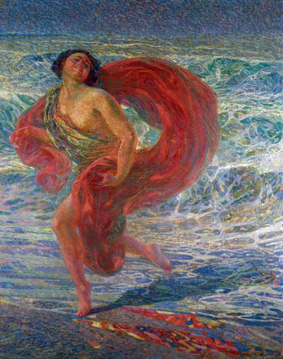 Isadora Duncan. Gioia tirrena, 1914. alkotó: Plinio Nomellini