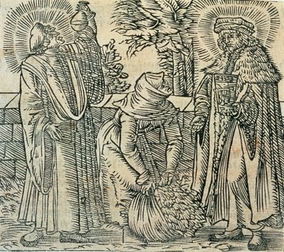Gyógynövények gyűjtése az orvostudomány számára, 1534 alkotó: Polish School