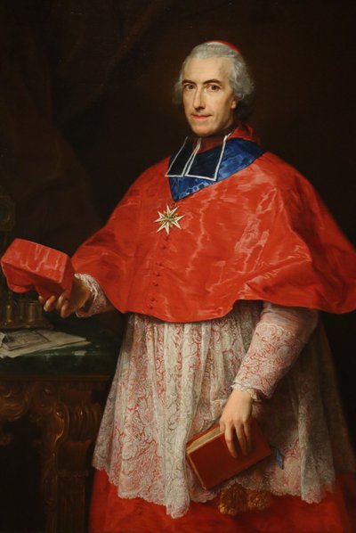 CardinalRochechouart alkotó: Pompeo Batoni