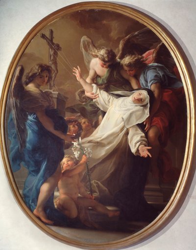 Sienai Szent Katalin extázisa (Festmény alkotó: Pompeo Girolamo Batoni