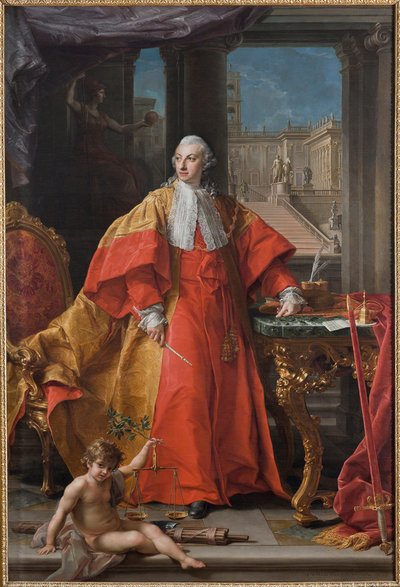 Abbondio Rezzonico portréja, 1766. alkotó: Pompeo Girolamo Batoni