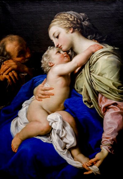 A Szent Család. 18. század (olaj, vászon) alkotó: Pompeo Girolamo Batoni