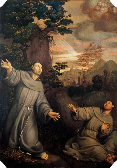 Pomponius Amaltheus Szent Ferenc extázisa (1505-1588) alkotó: Pomponio Amalteo