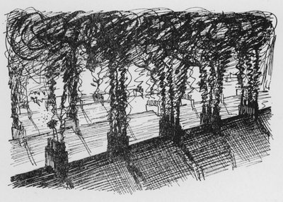 Kémények (litho) alkotó: Pont