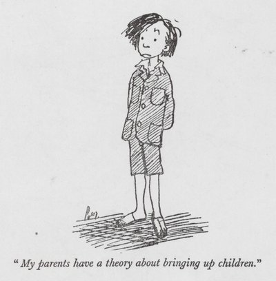 "Meine Eltern haben eine Theorie zur Kindererziehung" von Pont (1908-40)