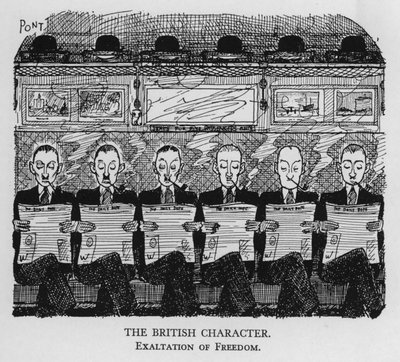 A brit karakter; a szabadság magasztalása (litho) alkotó: Pont