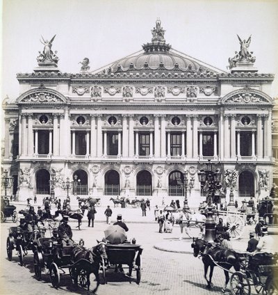 Az Operaház, Párizs, 1893. május 14 alkotó: Portuguese Photographer