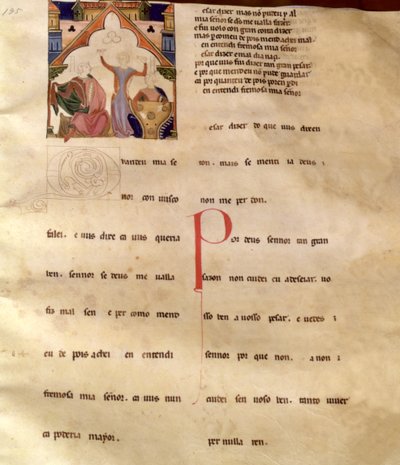 Ajuda Song Verses, 195R oldal, 13-15. század alkotó: Portuguese School