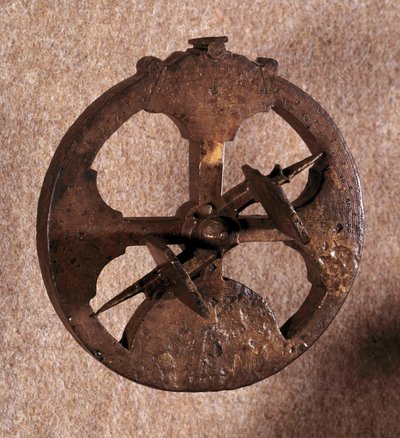 Asztrolábium, a navigátorok által használt csillagászati mérőműszer. Portugáliában készült. 1648. alkotó: Portuguese School