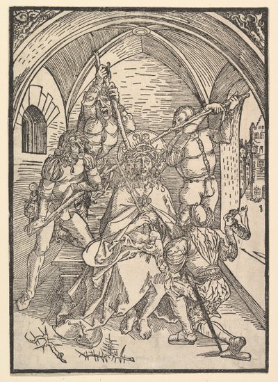 A tövisekkel megkoronázott Krisztus, kb. 1500. alkotó: Possibly Albrecht Dürer