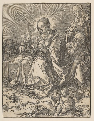 Madonna a füves parton, 1526. alkotó: Possibly Albrecht Dürer