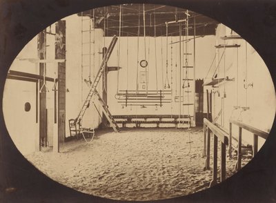 López Gymnasium, Sevilla, kb. 1860. alkotó: Possibly by Luigi Pesce.