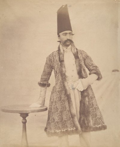 [Nasir al-Din Shah], 1840-60-as évek. alkotó: Possibly by Luigi Pesce.