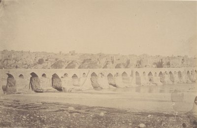 [The Bridge at Dizfoul], 1840-60-as évek. alkotó: Possibly by Luigi Pesce.