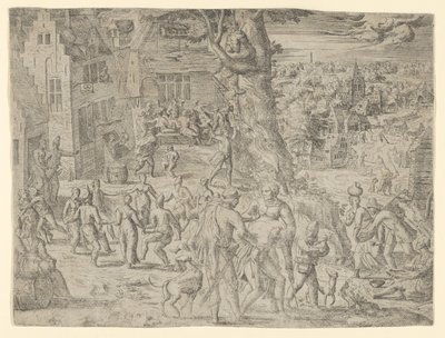A falusi vásár, 1549., 1549. alkotó: Possibly by Peeter van der Borcht.