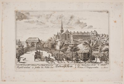 V. Frederik érkezése Antvorskovba alkotó: Poul Isac Grønvold