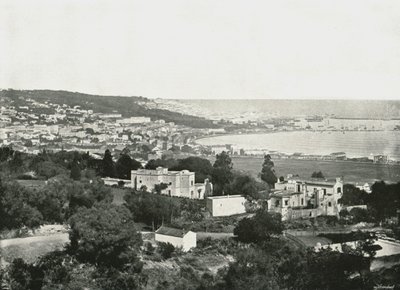 Kilátás a Mustafáról, Algír, Algéria, 1895. alkotó: Poulton and Co