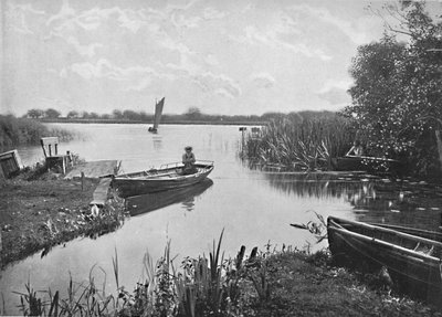 Wroxham Broad, Norfolk, 1896 alkotó: Poulton and Co