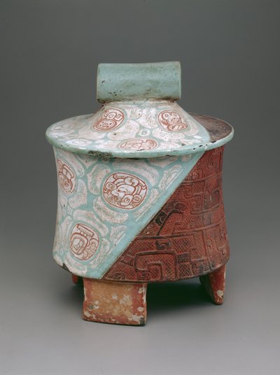 Állványos edény lemezlábakkal (kerámia) alkotó: Pre-Columbian Pre-Columbian