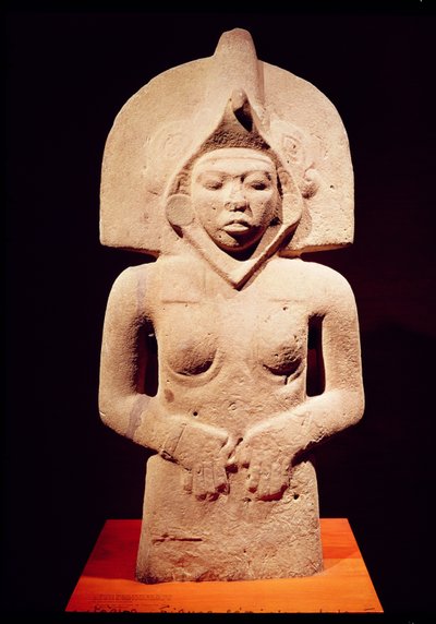 Női termékenységi figura, Huaztec alkotó: Pre Columbian
