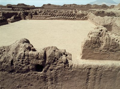 Chimu kultúra: Chanchan prekolumbiánus városának képe, i.sz. 850-1470 alkotó: Pre Columbian Pre Columbian