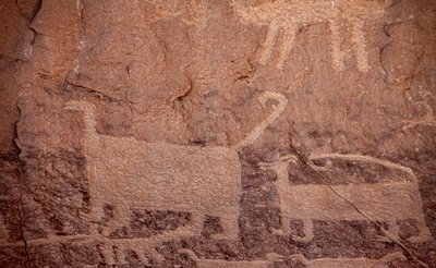 Petroglifák, Chaco Culture National Historical Park, 2014 (fotó) alkotó: Precolombian Precolombian