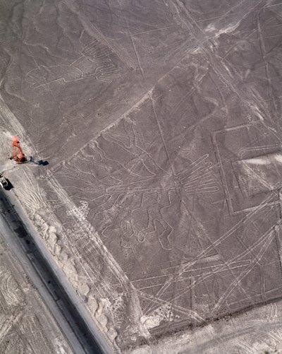 A Nazca Lines légi felvétele (fényképezés alkotó: Prehistoric Prehistoric