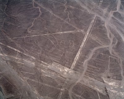 A Nazca Lines légi felvétele (fényképezés alkotó: Prehistoric Prehistoric