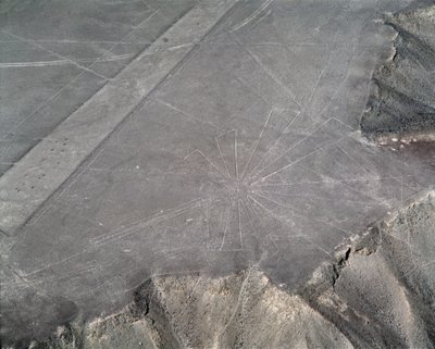 A Nazca Lines légi felvétele (fényképezés alkotó: Prehistoric Prehistoric